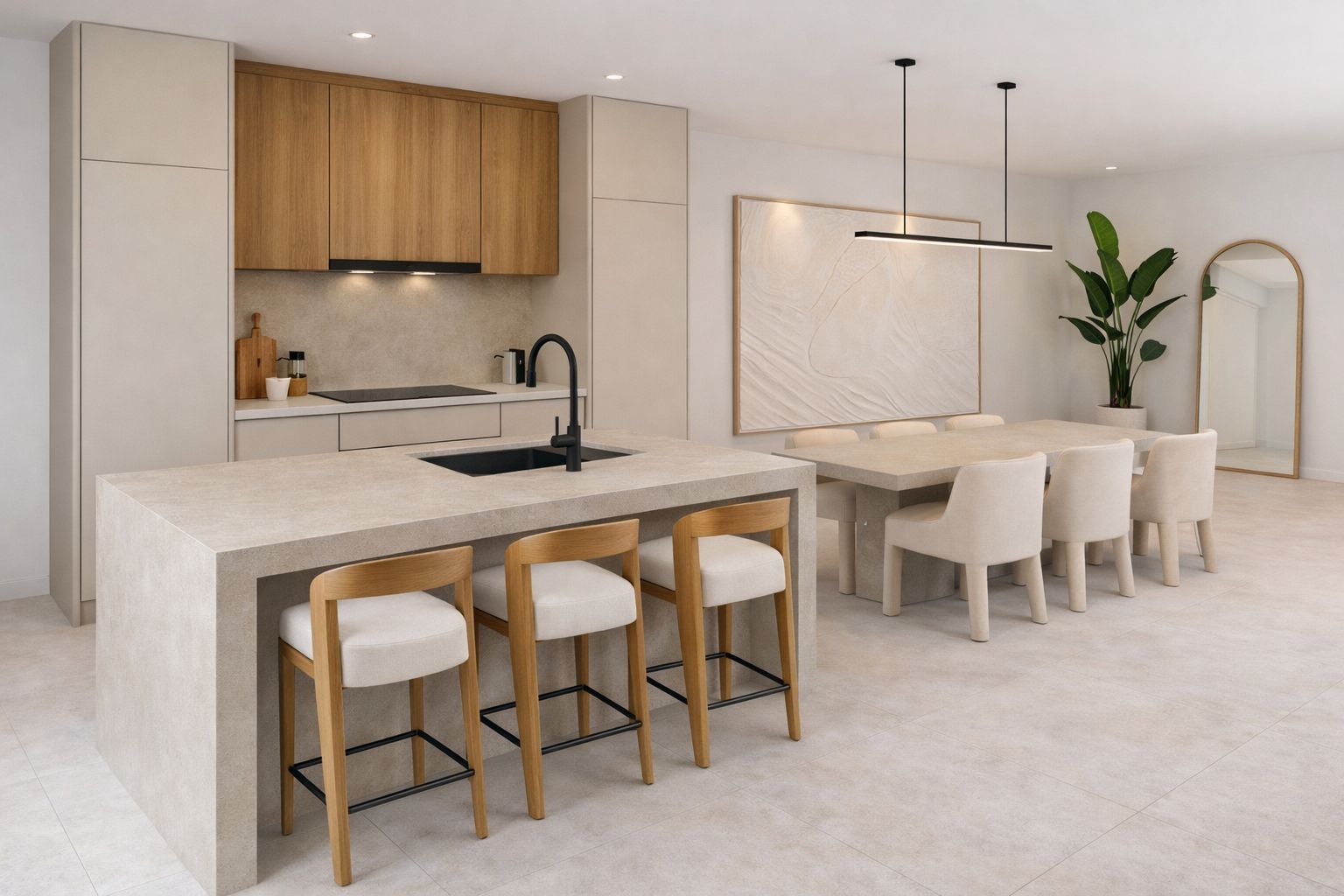 Estantería blanca con libros